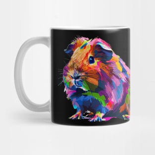 Guinea Pig Colorful Pop Art Design for Animal Lover Mug